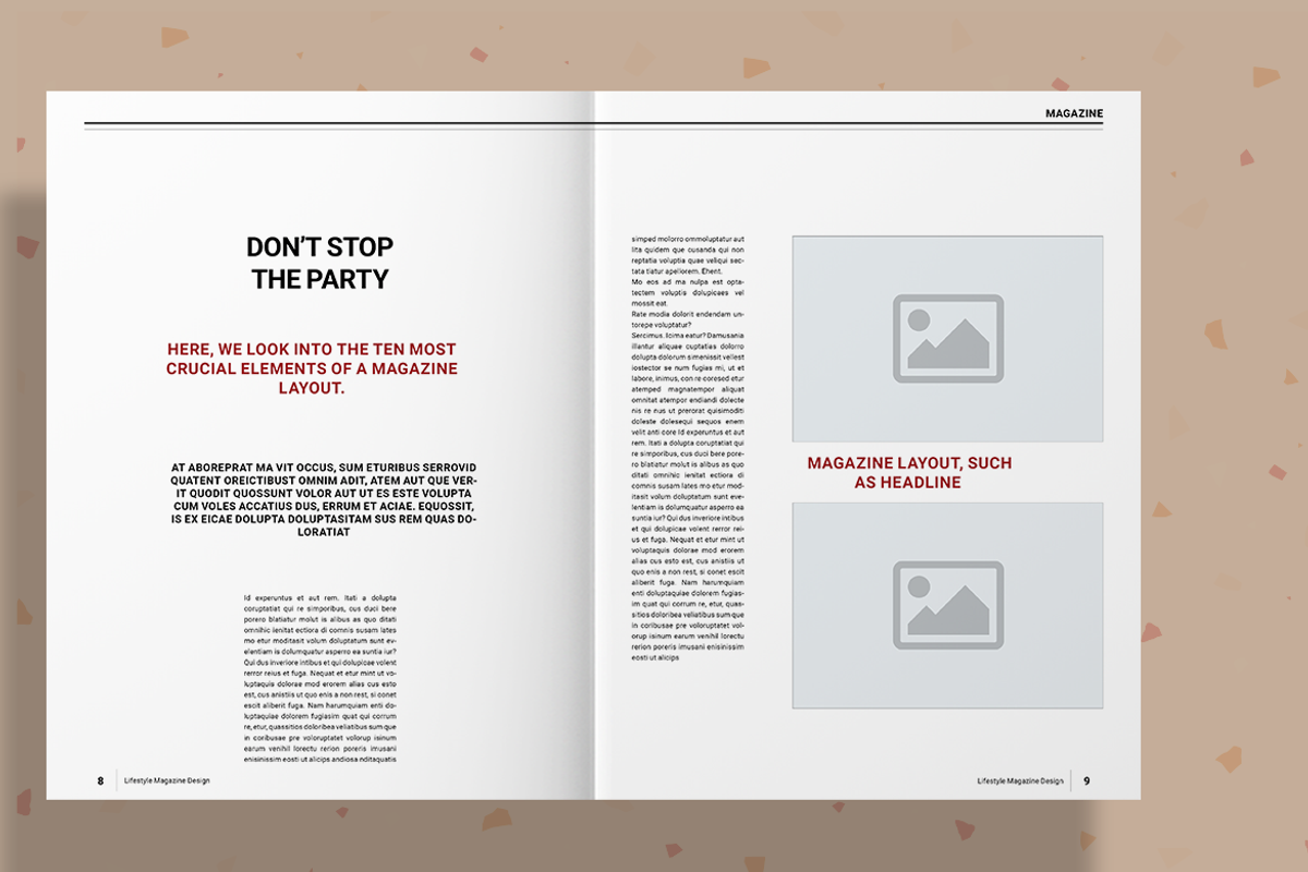 Red Magazine, a Magazine Template by Boris Cupac (Photo 6 of 13)