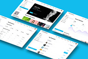 Radio & Podcast Dashboard Web App, an UI Kit Template by nagaredesignstudio (Thumbnail 1 of 5)