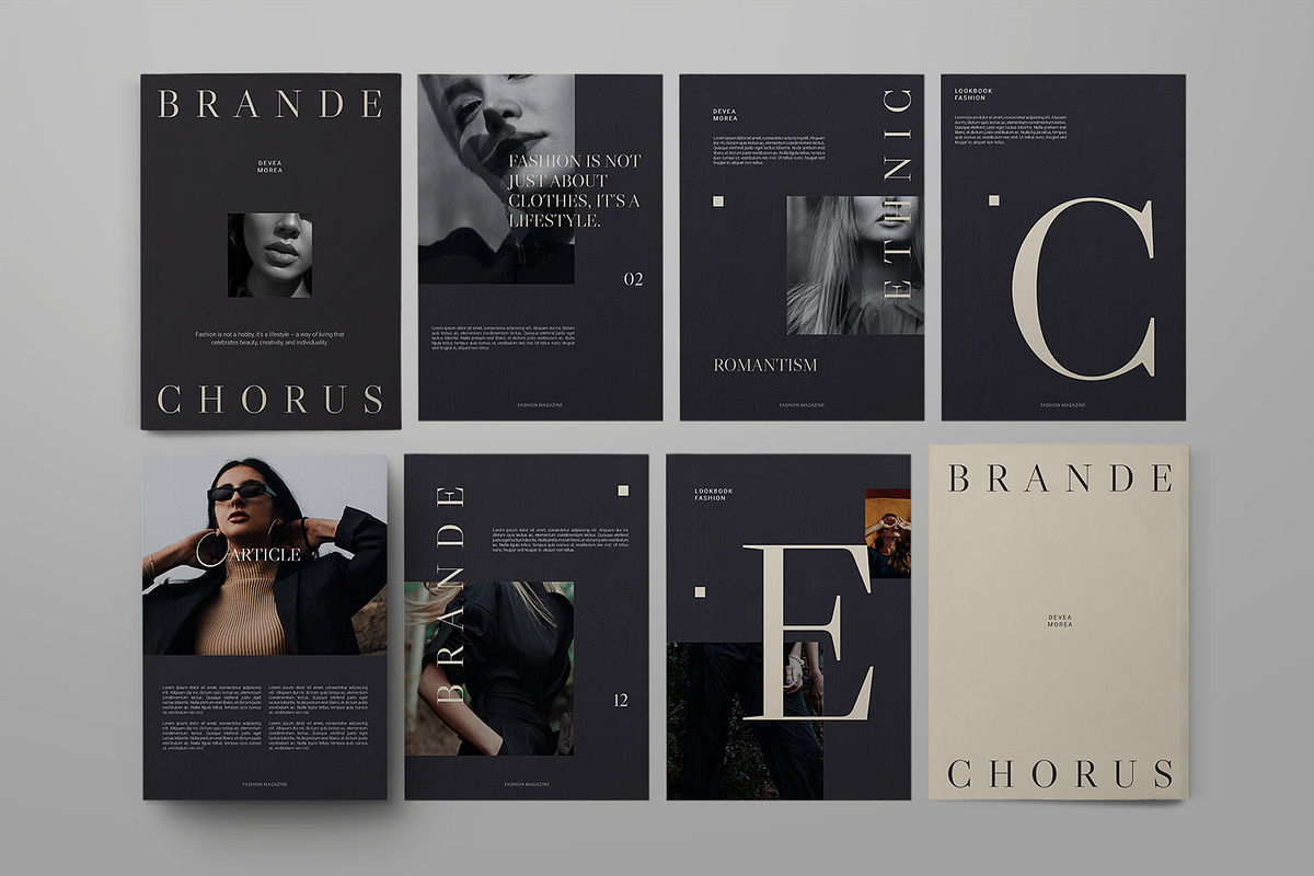 Brande Fashion Magazine, a Magazine Template by Portocraft (Photo 6 of 6)