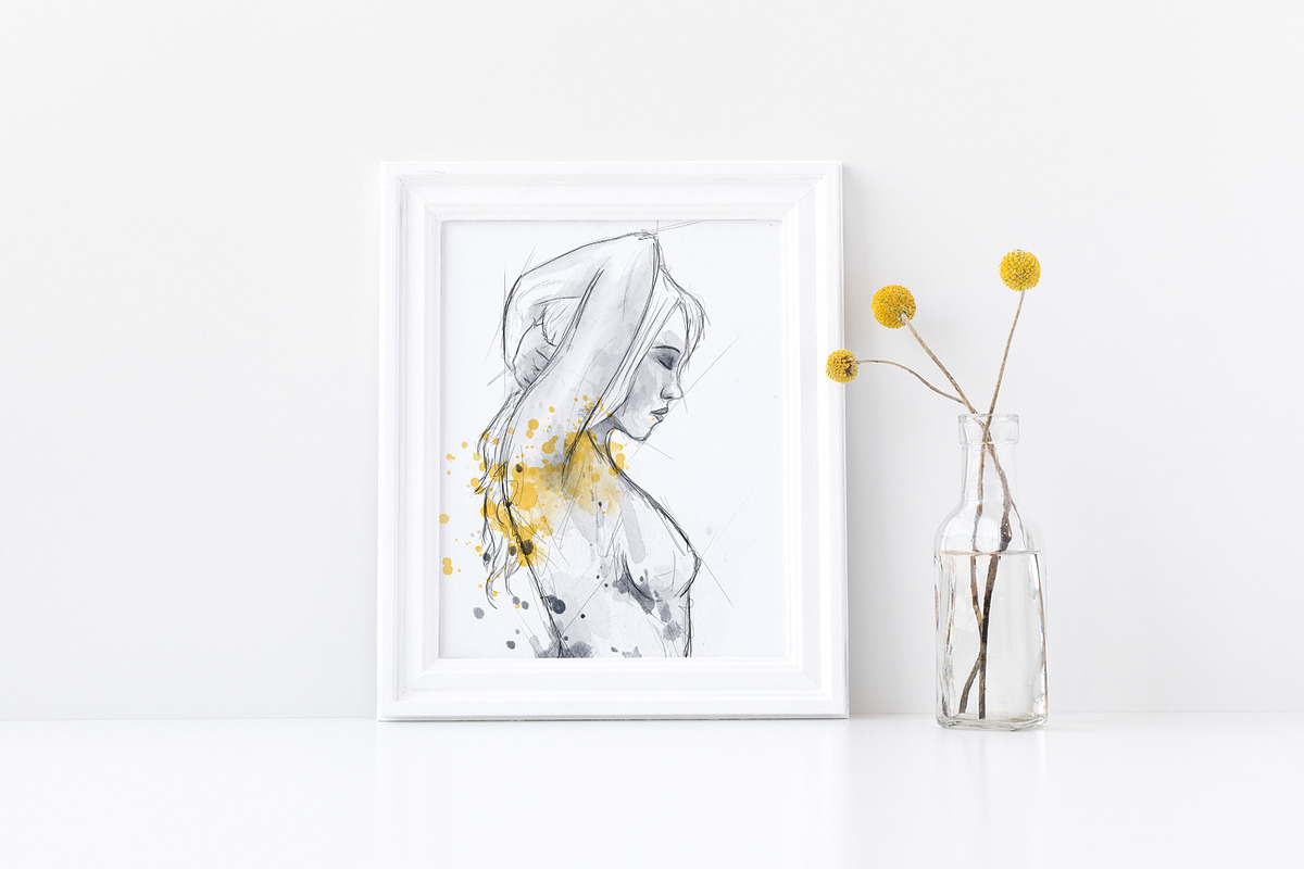 Illustration of sexy sensual woman, an Illustration by visual.addiction (Photo 2 of 7)