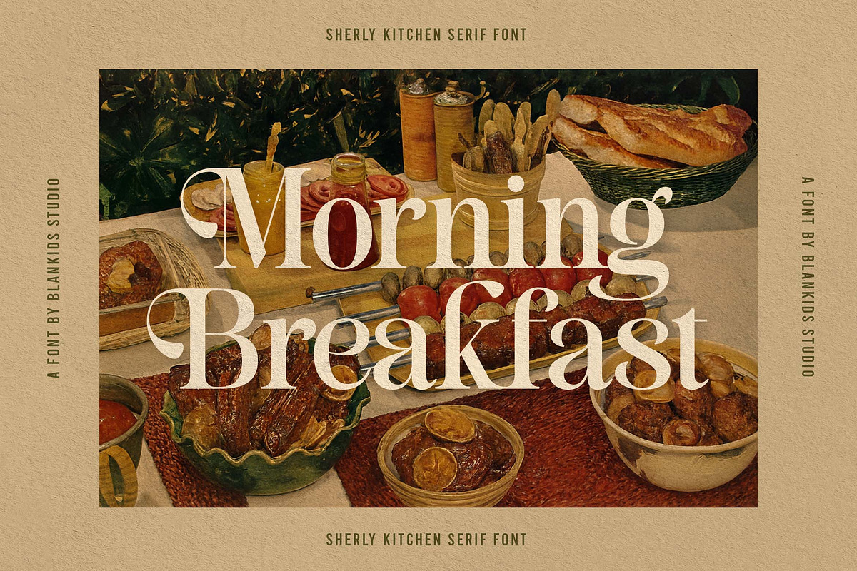 Sherly Kitchen a Delicious Serif, a Serif Font by Blankids Studio (Photo 2 of 11)