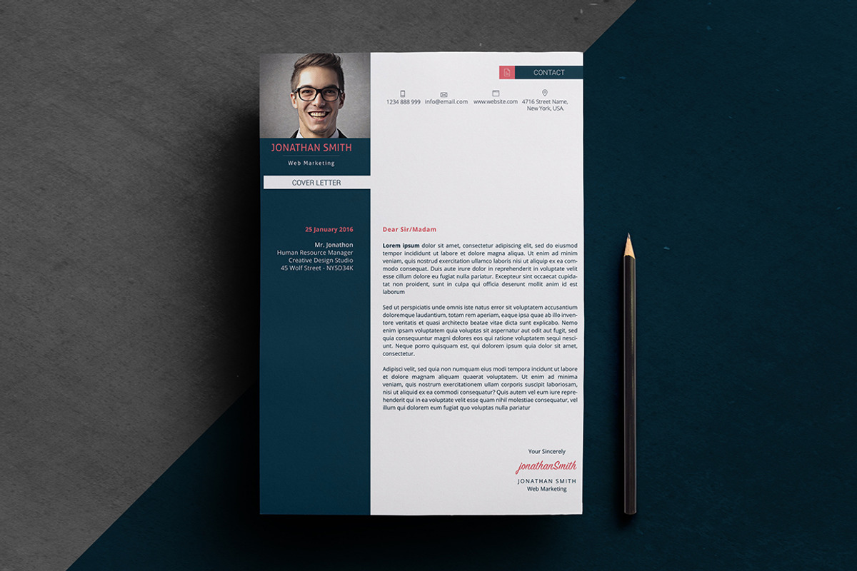Elegant Word Resume, a Resume Template by BixBar (Photo 2 of 6)