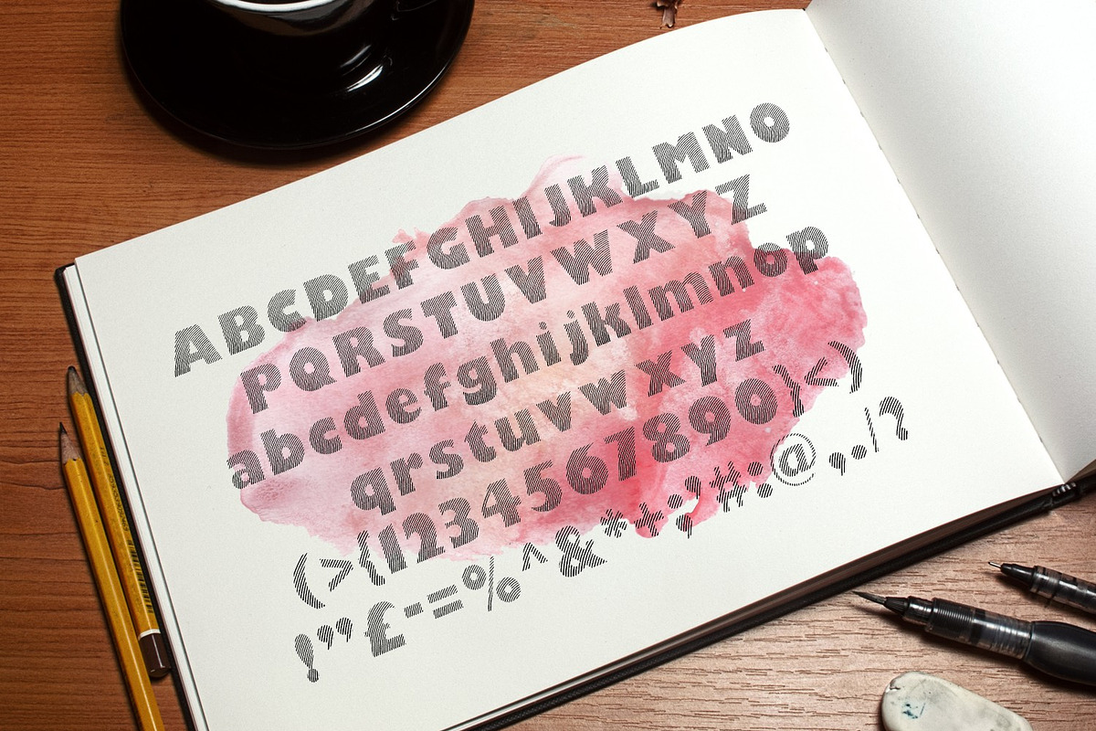 Moare Font preview 6