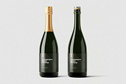 Champagne Bottle Mockup, a Product Mockup by zpackcreative (Thumbnail 4 of 4)
