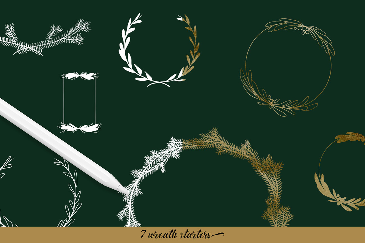 Christmas kit for Procreate, a Brush Add-On by Littlefield Design (Photo 9 of 11)