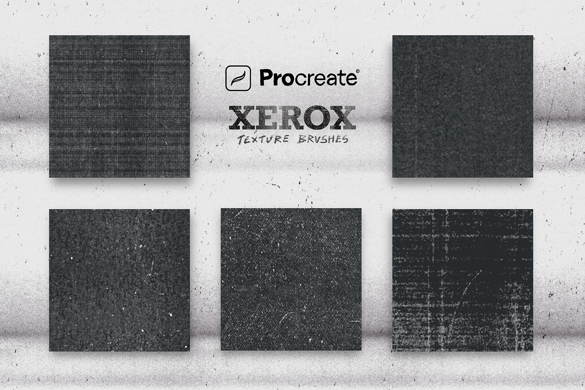 XEROX Brushes for Procreate, a Brush Add-On by wwowly (Photo 5 of 5)