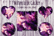 Watercolor Galaxy Set, a Texture Illustration by Salted Galaxy (Thumbnail 5 of 7)