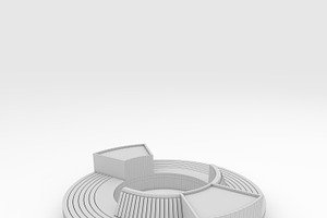 3D Model Bench Park 6