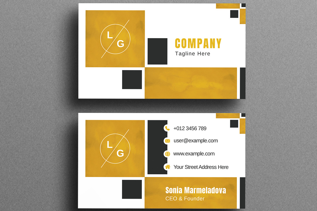 Business Card Template, a Business Card Template by MightyDesign (Photo 2 of 6)