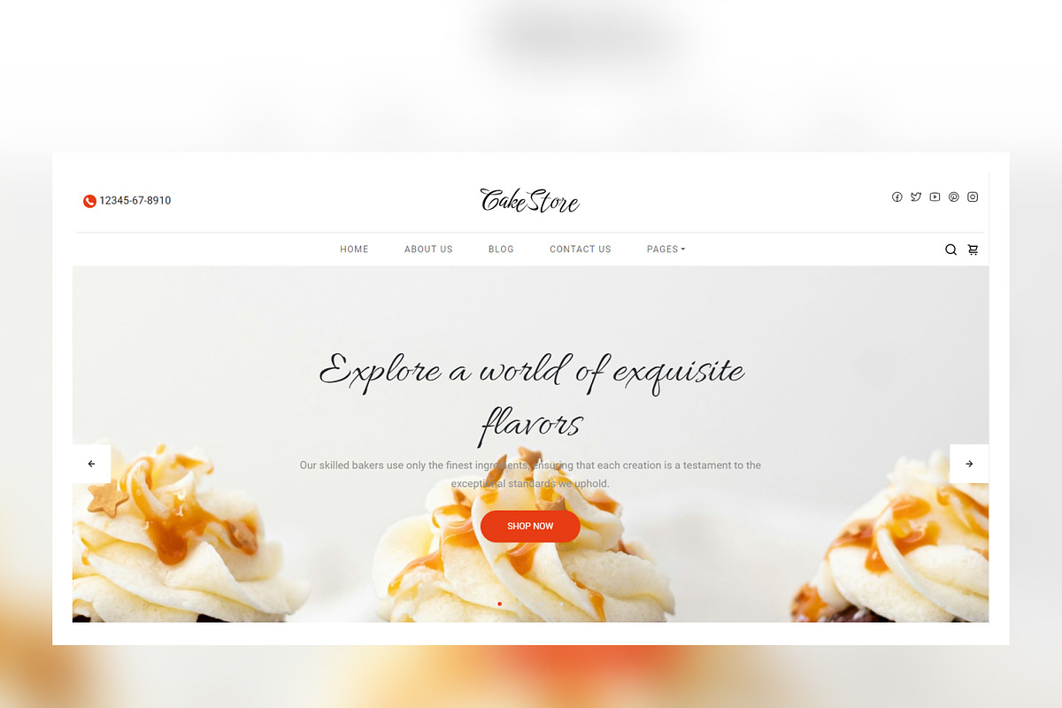 CakeStore - Bakery HTML CSS Template, a HTML Template by ...