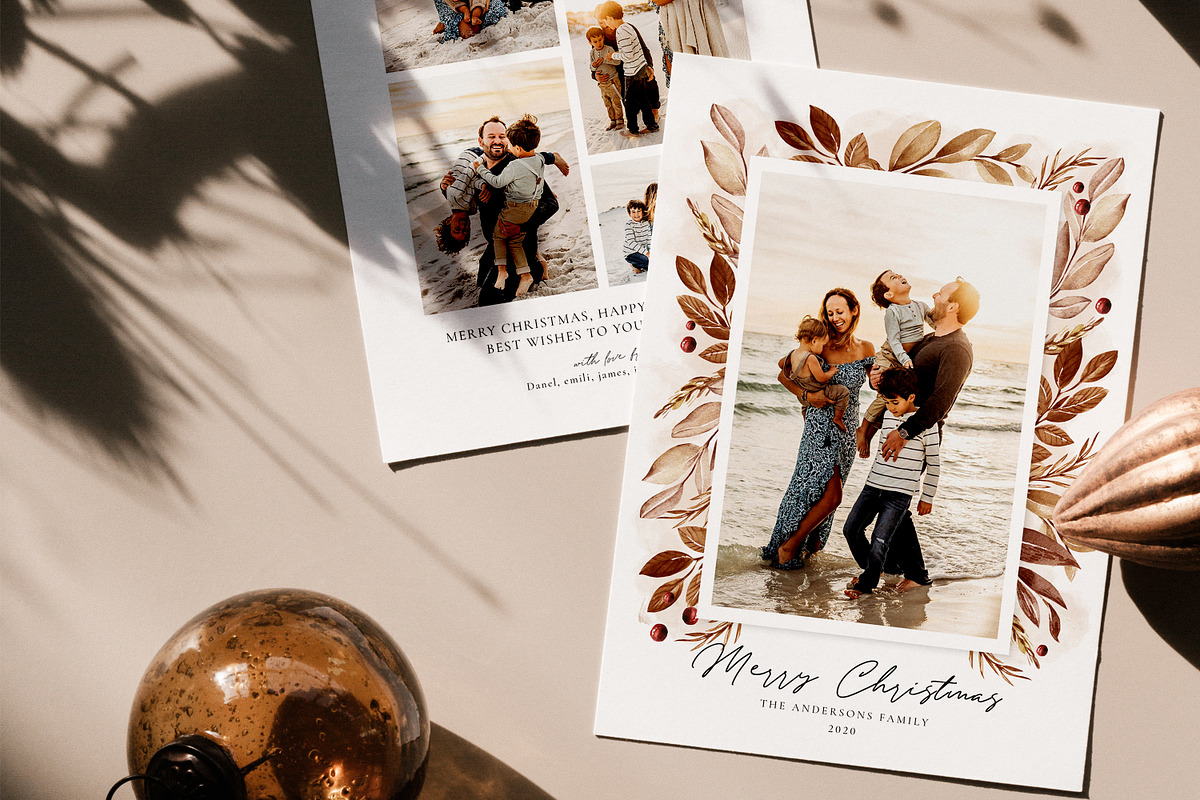 Christmas Card Template CD214, a Card Template by Salsal Design (Photo 3 of 4)