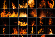 Fire Burning Effect Overlays, a Brushes & More by PhotoSpirit (Thumbnail 9 of 10)