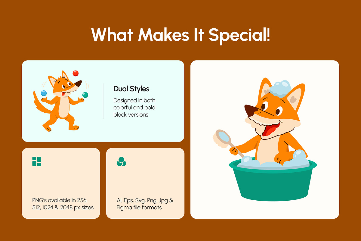 50 Fox Vectors Illustration, an Animal Illustration by Brickclay (Photo 2 of 10)