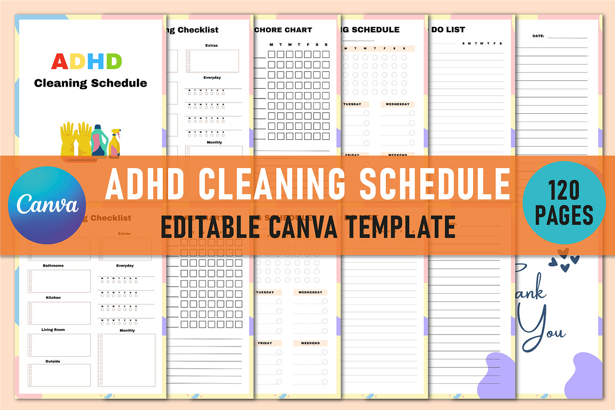 Ultimate ADHD Organization Bundle, a Stationery Template by Shumaya (Photo 9 of 13)