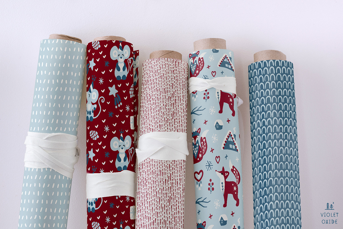 Scandinavian Christmas Animals Set, a Graphic by VioletOxide (Photo 6 of 13)