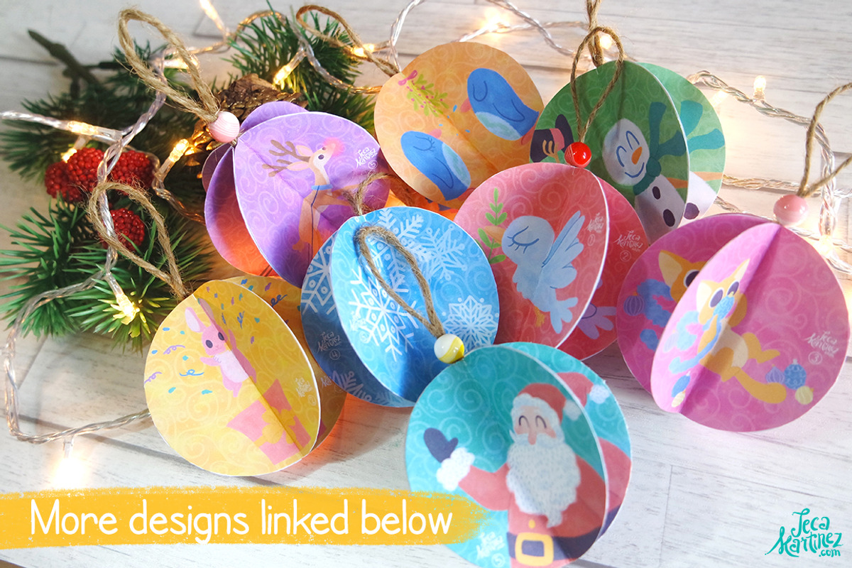 Animated Snowflakes Ornament, an Illustration by Jeca Martinez (Photo 3 of 5)