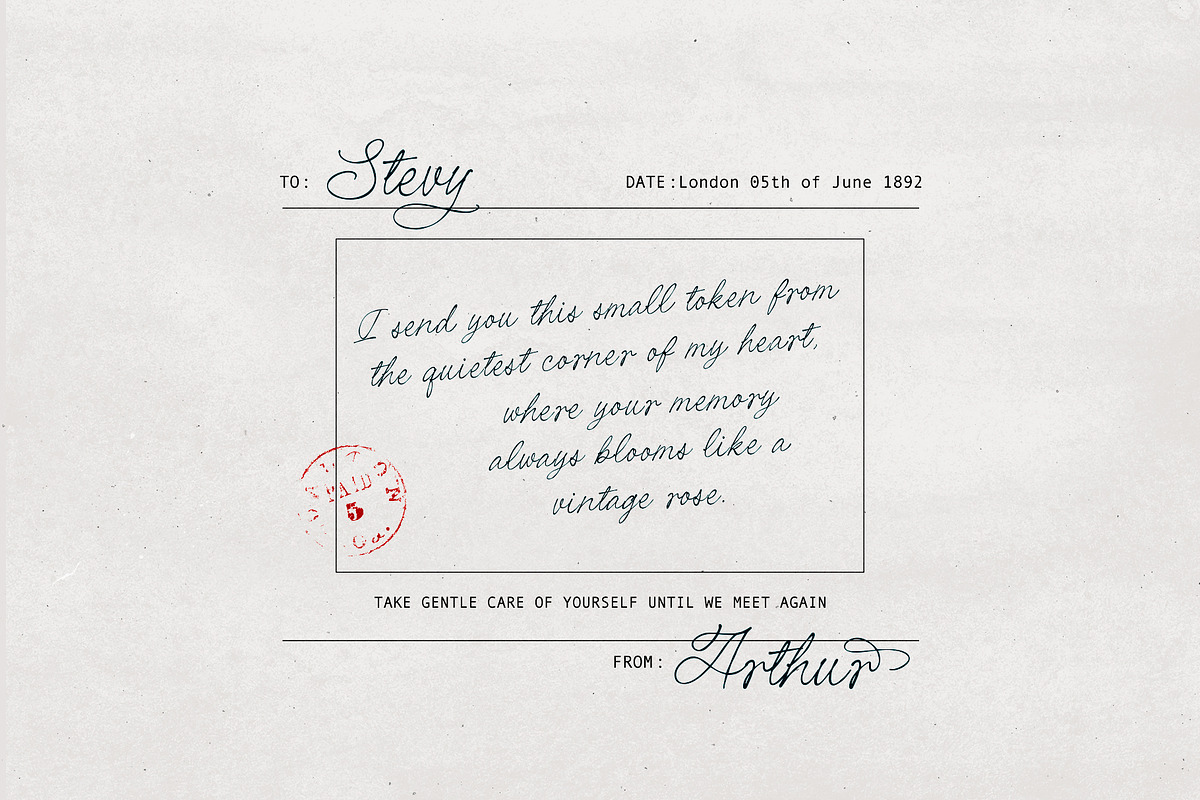 Thirty Pages - Handwritten Script, a Script Font by Sarid Ezra (Photo 5 of 9)