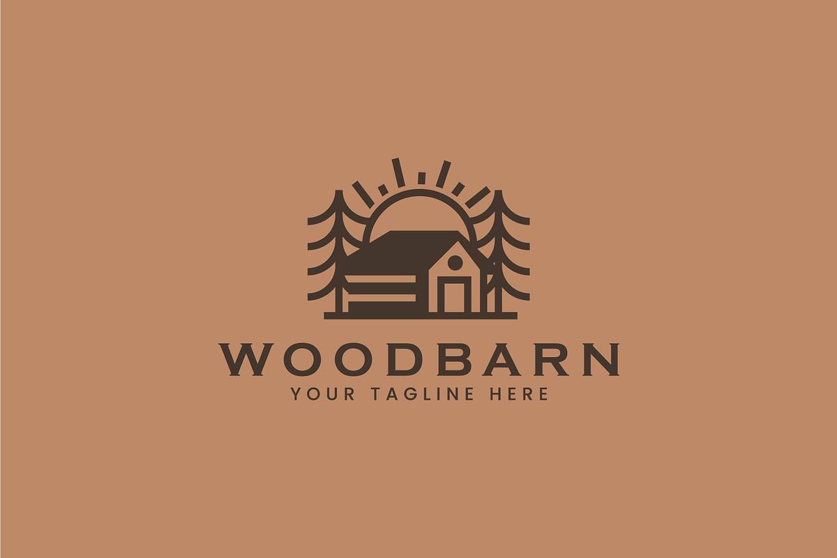 Woodbarn Logo Template, a Branding & Logo Template by Guna Studio (Photo 3 of 4)