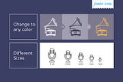 Music Line Icons V2, an Outline Icon by Jumbo Icons (Thumbnail 3 of 5)