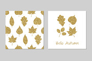 Gold Autumn Cards, a Card Template by Paper Cards (Thumbnail 2 of 3)