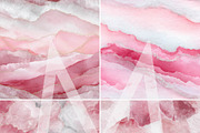 Seamless Rose Quartz Digital Papers, a Pattern Graphic by Maishop (Thumbnail 6 of 7)
