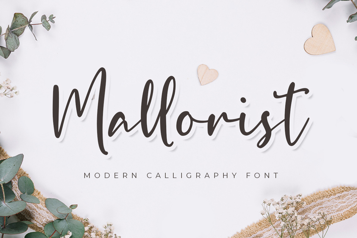 Mallorist - Modern Calligraphy Font, a Script Font by NURF Designs (Photo 1 of 10)