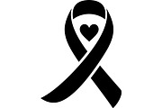 Breast Cancer Heart Ribbon SVG, a Seasonal Illustration by abu67222 (Thumbnail 12 of 13)