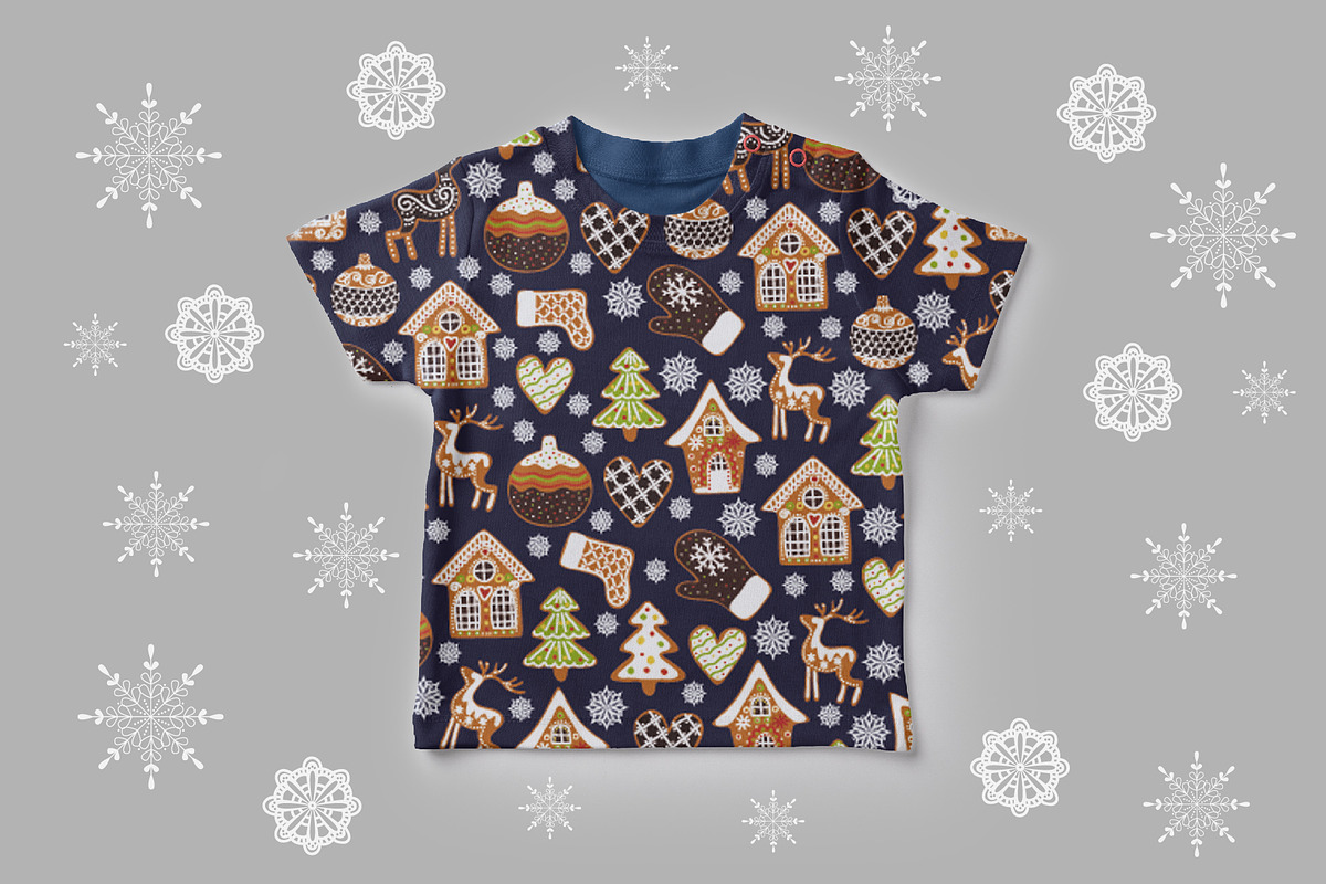 Christmas gingerbread clip-art, an Object Graphic by KupalinaArt (Photo 8 of 8)
