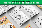 KDP Cute & Funny Dogs Coloring Book, an Illustration by PublishingHelper (Thumbnail 2 of 4)