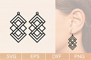 Wood Earrings Laser Cut SVG Bundle, an Object Graphic by jannatulpakhi (Thumbnail 5 of 6)