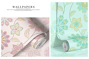 Mintova Luxury Floral Pattern, a Pattern Graphic by Fabrivo (Thumbnail 5 of 10)