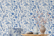 Toile De Jouy Vintage Floral Pattern, a Pattern Graphic by Olya Creative (Thumbnail 5 of 7)
