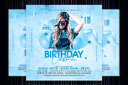 Birthday Party Flyer Template, a Templates & Theme by MithilaCreation (Thumbnail 1 of 5)