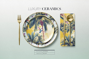 Tropical Oasis, Luxury SS2025 Prints