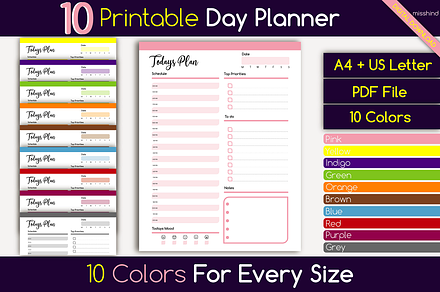 10 Printable Daily Planner