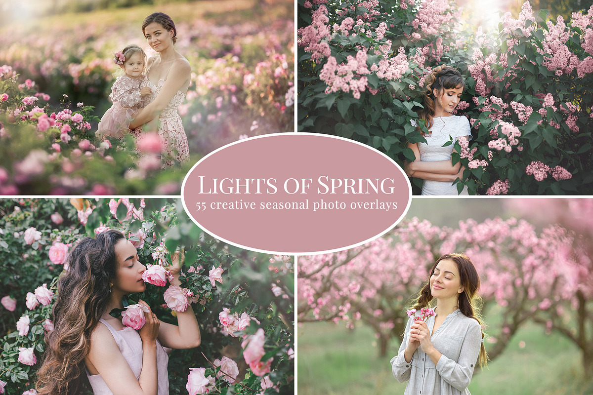 Lights of Spring photo overlays, a Layer Style Add-On by BrownLeopard (Photo 1 of 7)