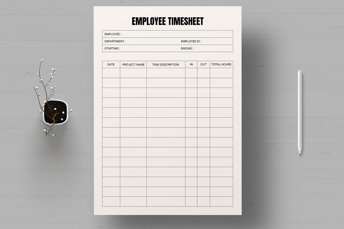 Time Sheets Template