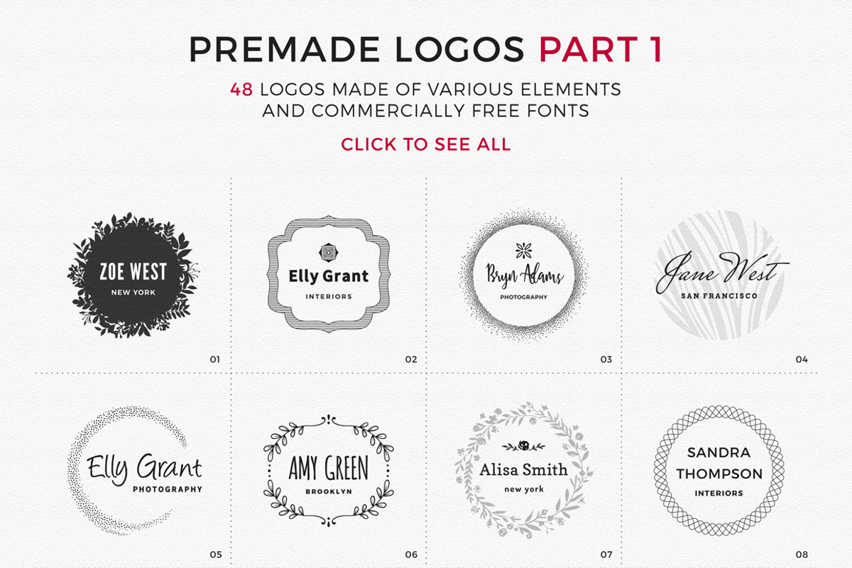 D62 Logo Design Kit, a Branding & Logo Template by DISTRICT 62 STUDIO (Photo 4 of 13)