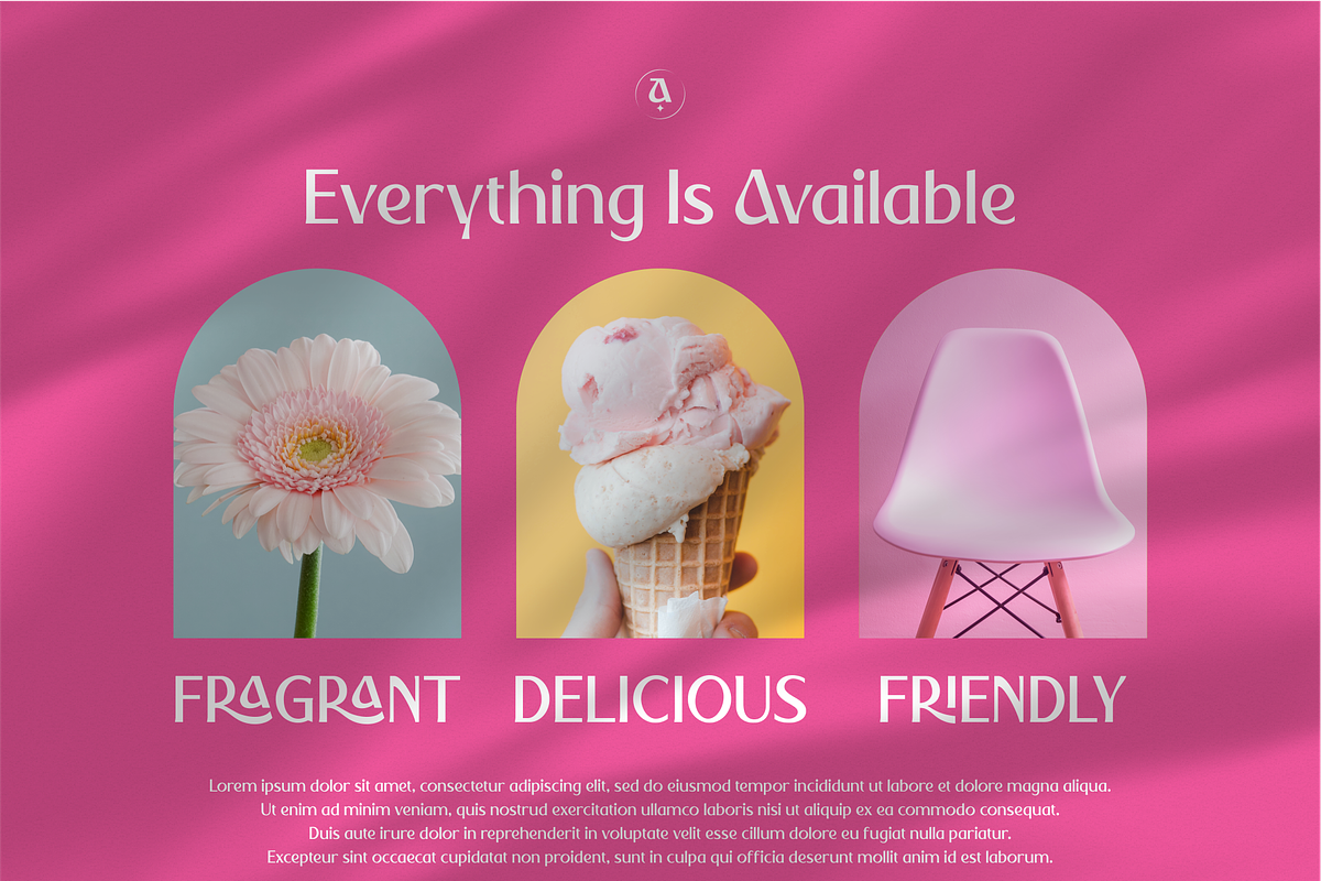 Audrey Latjuba - Sans Serif Font, a Sans Serif Font by Artchitype Studio (Photo 4 of 14)