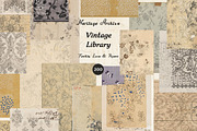 VINTAGE LIBRARY Textile, Lace, Paper, an Object Graphic by Lana Elanor (Thumbnail 8 of 14)