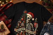 Retro Skeleton Christmas Png Bundle, an Object Graphic by Daisy Design (Thumbnail 5 of 22)