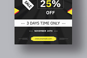 Black Friday Flyer Layout, a Flyer Template by MightyDesign (Thumbnail 5 of 8)