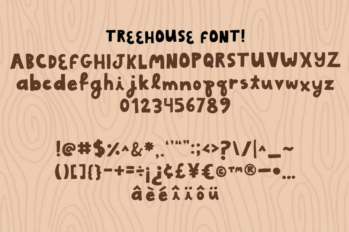 Treehouse Font, a Handwritten Font by Lemonade Pixel (Photo 6 of 6)