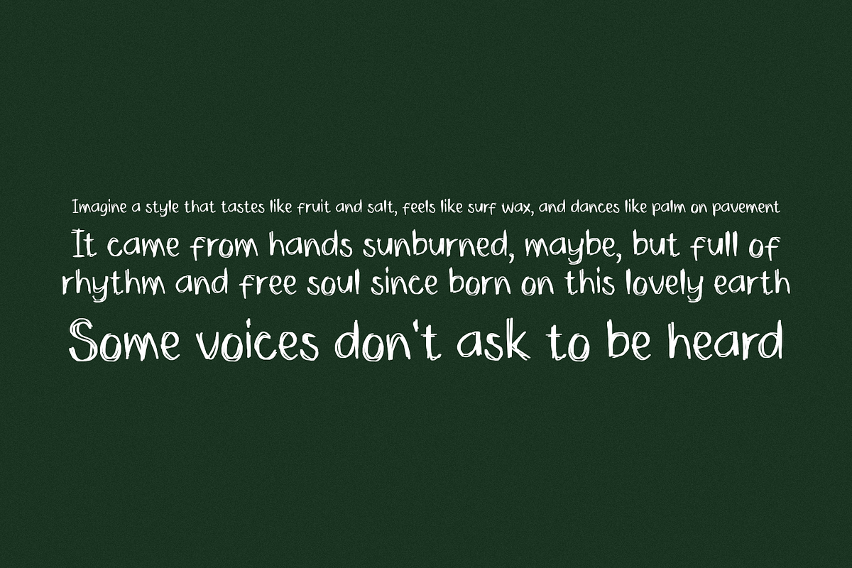 Bokerough – Rough Handwritten Font, a Handwritten Font by TypeTasty Font (Photo 4 of 10)
