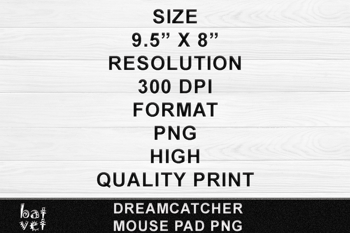 Watercolor Dreamcatcher Mousepad PNG, an Object Graphic by BatVetDesigns (Photo 2 of 3)