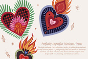 Perfectly Imperfect Mexican Hearts, a Graphic by Paper Flowers Studio (Thumbnail 5 of 6)