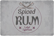 Spiced Rum Typeface, a Font by VozzyStock (Thumbnail 1 of 5)