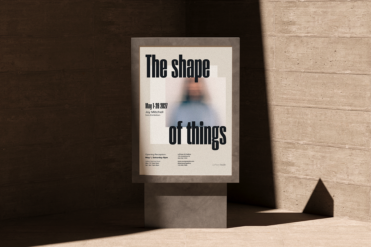 Bold Event Poster Template Canva, a Poster Template by LePosey Studio (Photo 5 of 8)