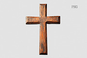 Wooden Cross PNG, an Object Graphic by VetalStock (Thumbnail 2 of 8)