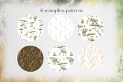 Safari Animals watercolor set, an Animal Illustration by Pattern + watercolor (Thumbnail 5 of 8)